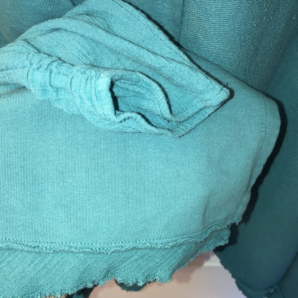 LOGO Open Hoodie With Gauze Details - Picture 6 of 6